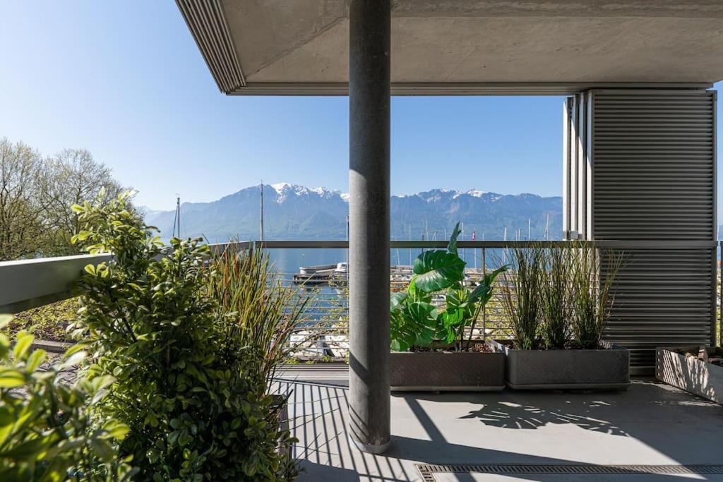 Lakeside-Apartment-1 Grand Appartement Familial Avec 2 Terrasses Et Vue Panoramique Веве Экстерьер фото